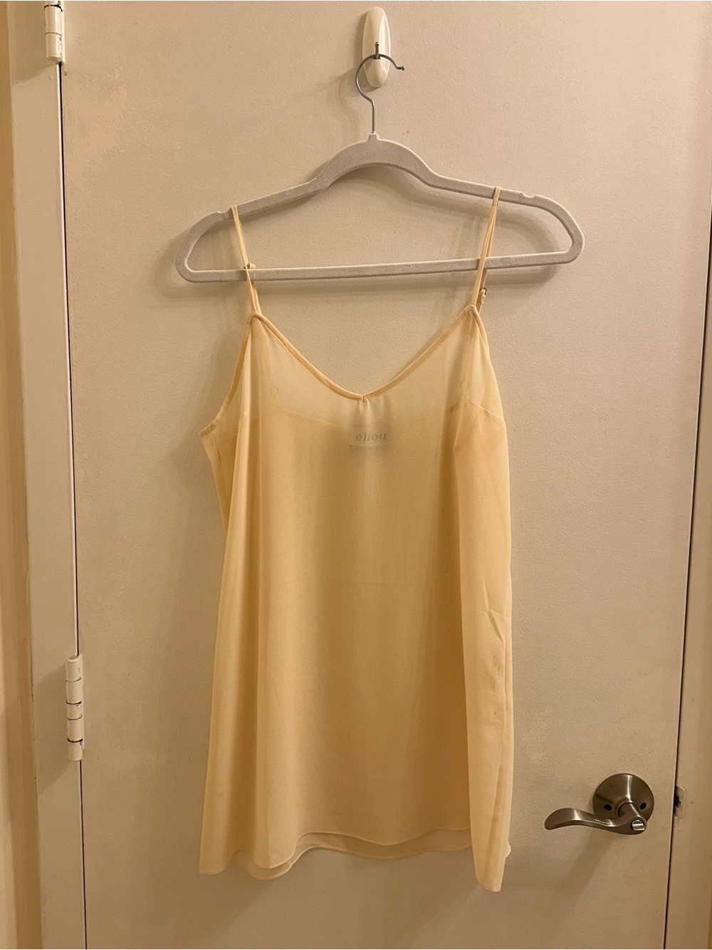 Eliou Cream Floral Lace Ruffle Mini Dress - Picture 4 of 4